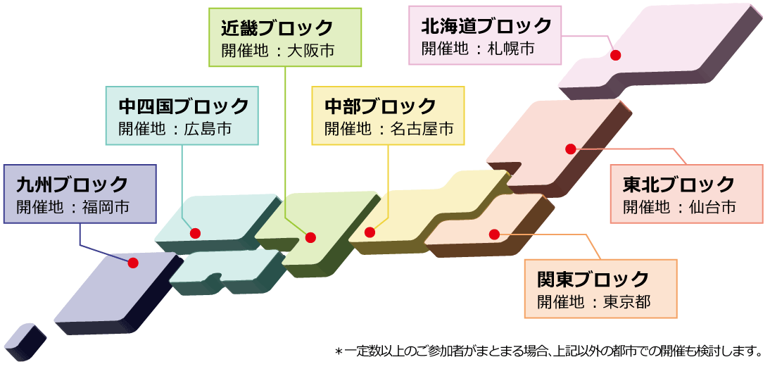 全国7大都市で開催